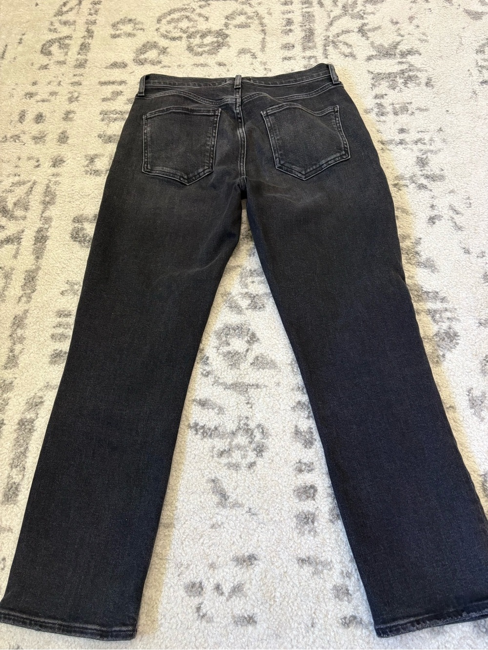 Like New Agolde Riley High Rise Straight Crop 27 - Picture 5 of 15